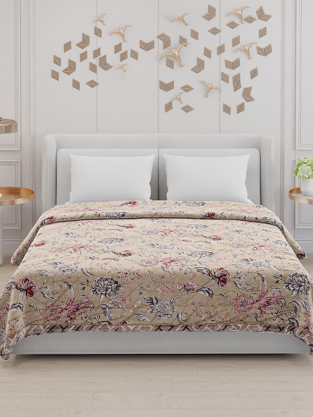 Printed 100% Polyster Double Bed Comforter for AC Room