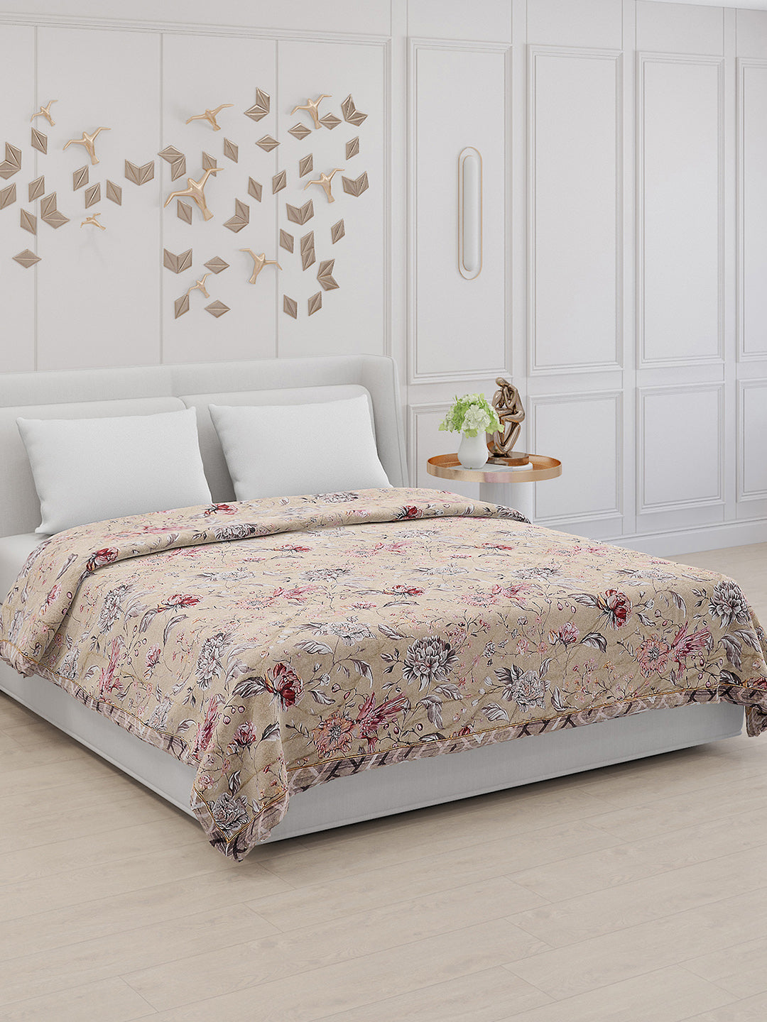 Printed 100% Polyster Double Bed Comforter for AC Room