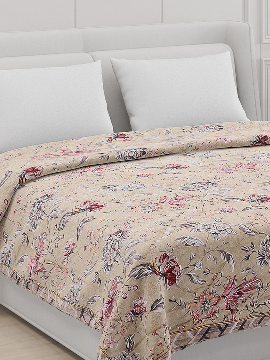 Printed 100% Polyster Double Bed Comforter for AC Room