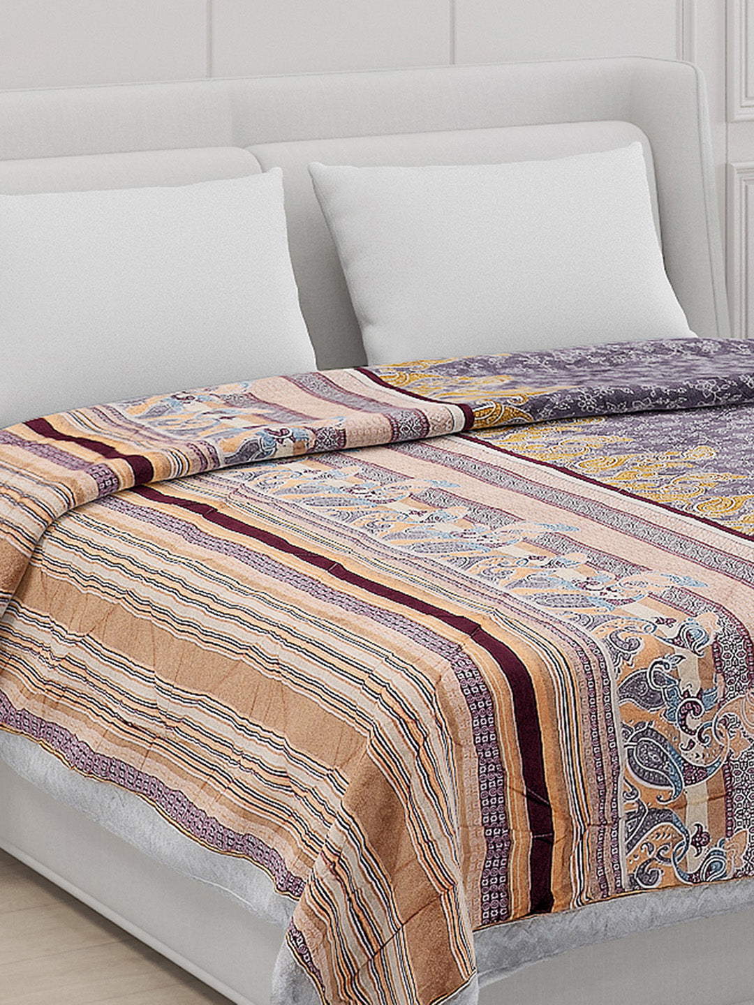 Printed 100% Polyster Double Bed Comforter for AC Room