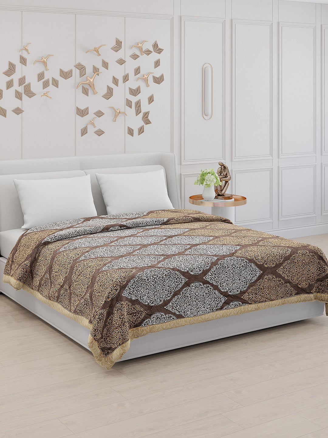 Printed 100% Polyster Double Bed Comforter for AC Room