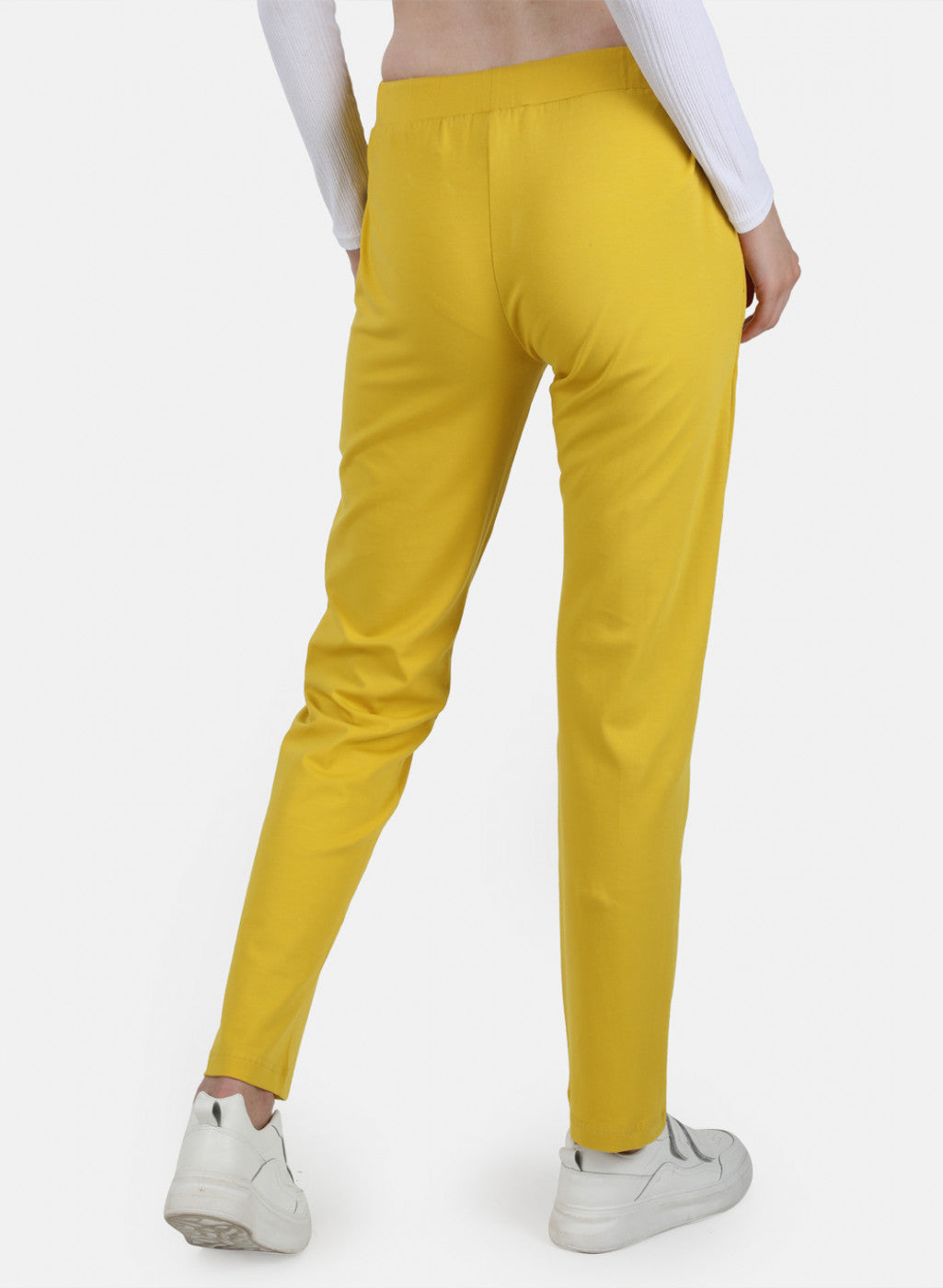 Womens Yellow Regular Lower