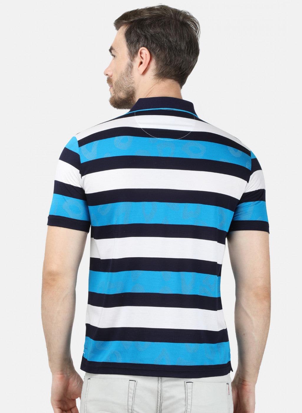 Mens Blue Stripe T-Shirt