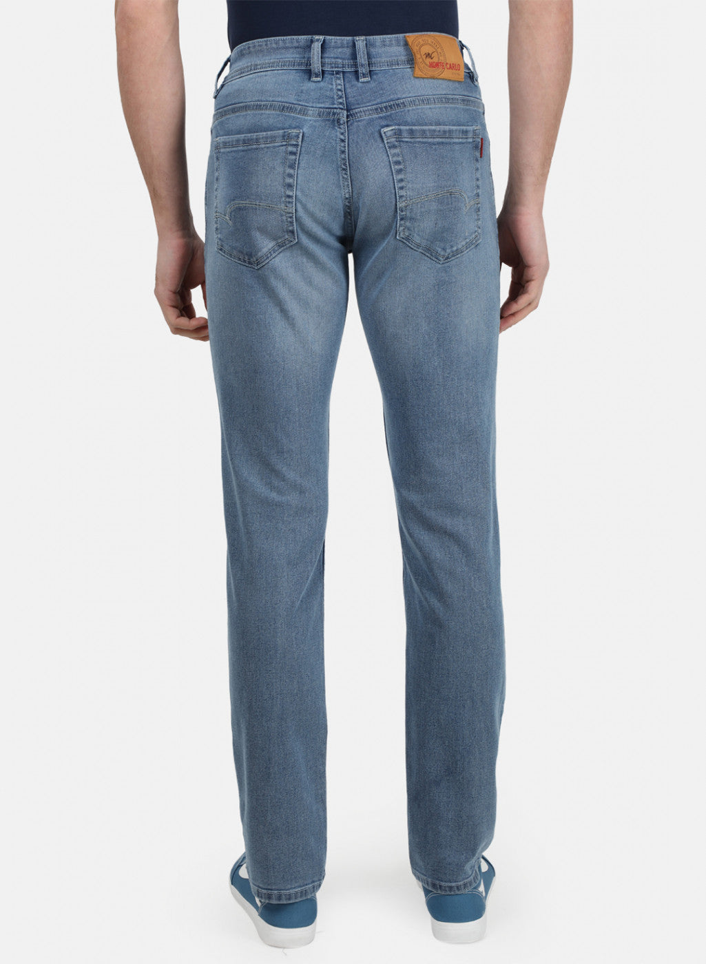 Mens Blue Narrow Denim