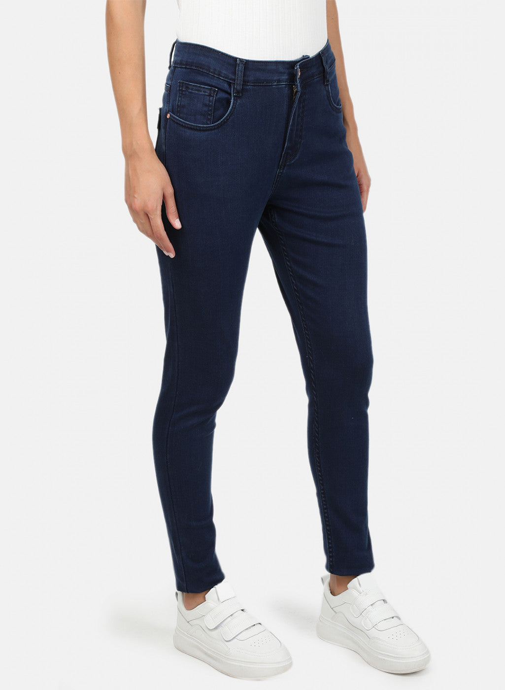 Womens Blue Slim Denim