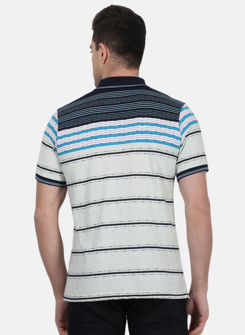 Mens Blue Stripe T-Shirt