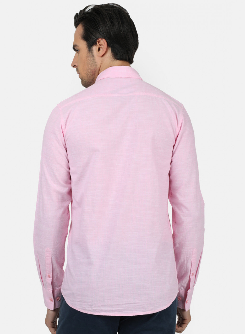 Men Pink Solid Shirts