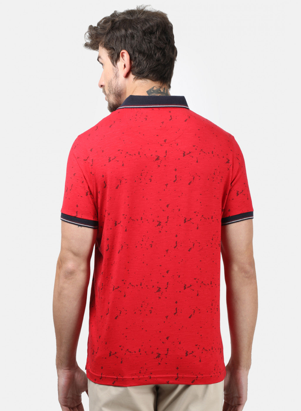 Men Red Printed T-Shirts