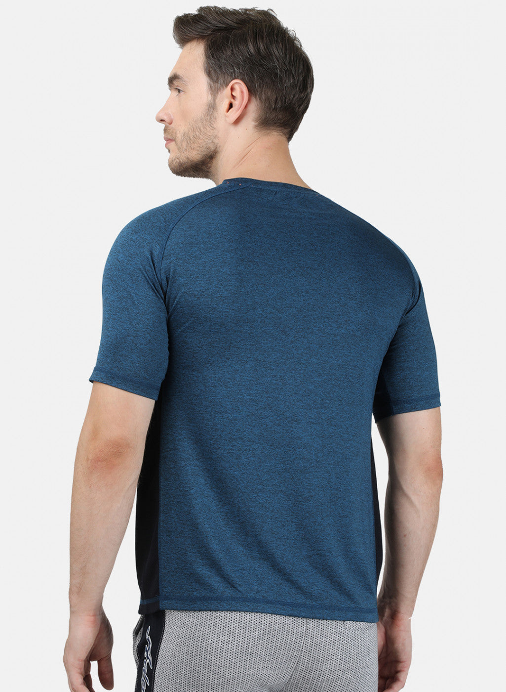 Mens Blue Printed T-Shirt