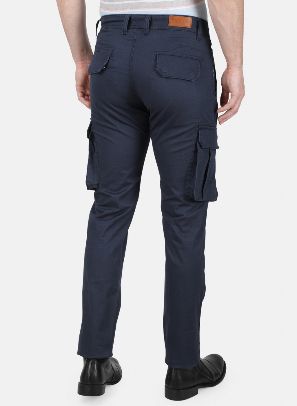 Mens Blue Slim Trouser