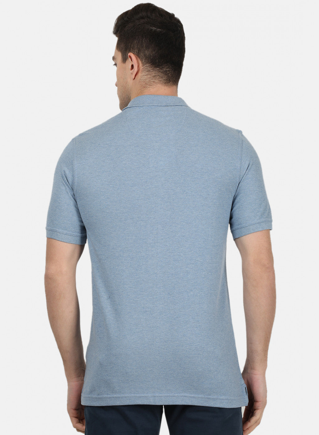 Mens Sky Blue Plain T-Shirt