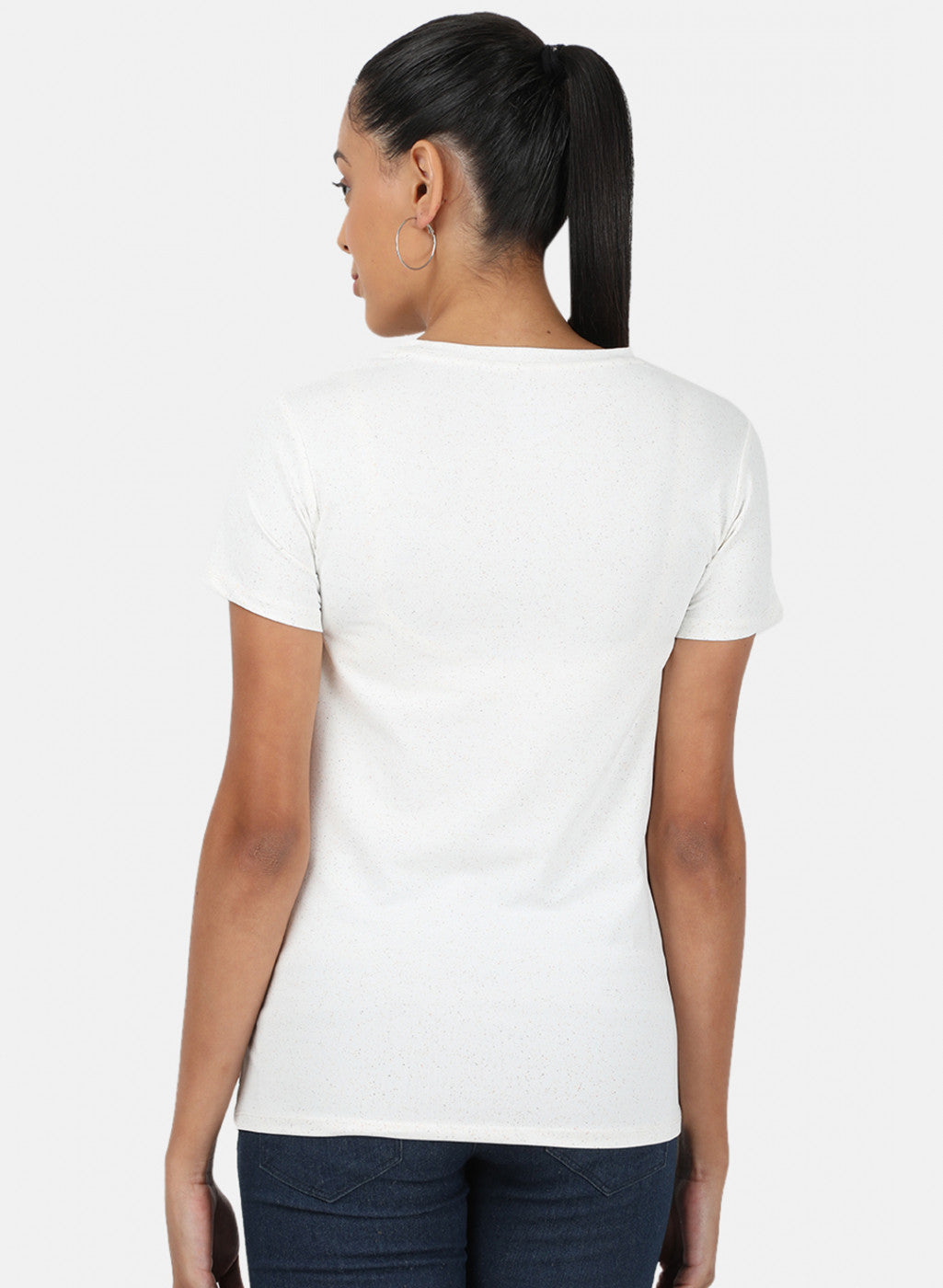 Womens White Plain Top