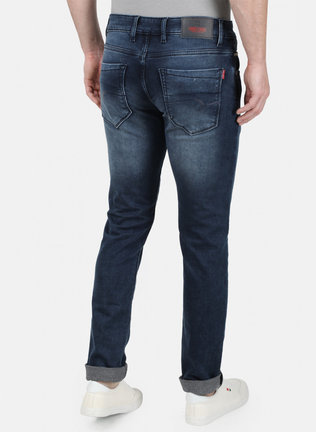 Mens Blue Skinny Denim