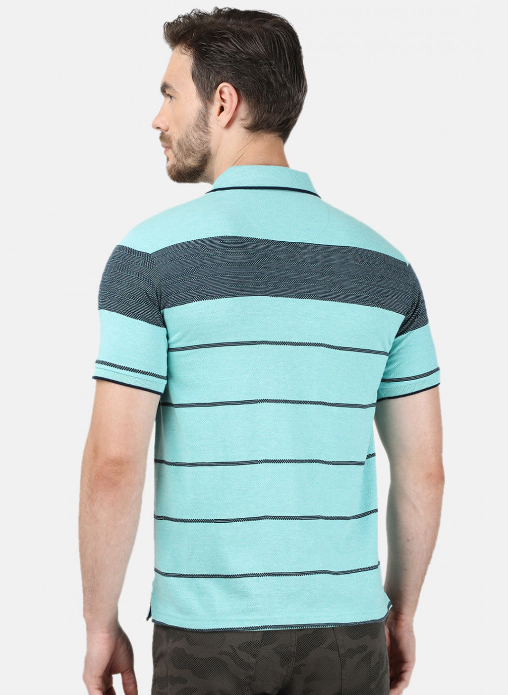 Mens Blue Stripe T-Shirt