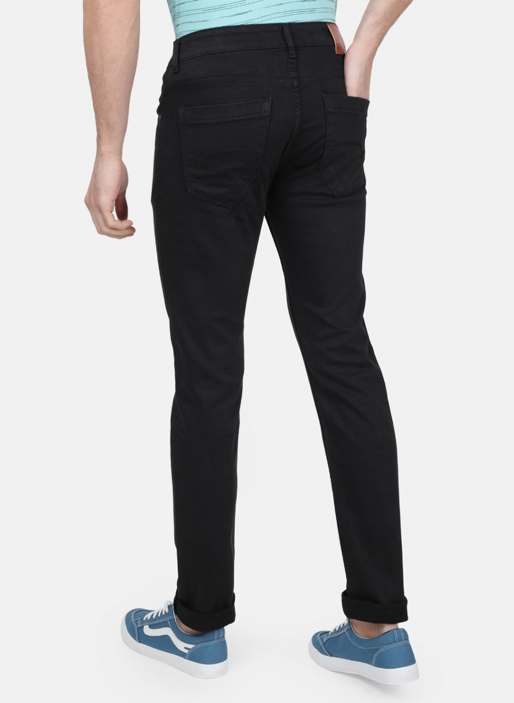 Mens Black Skinny Trouser