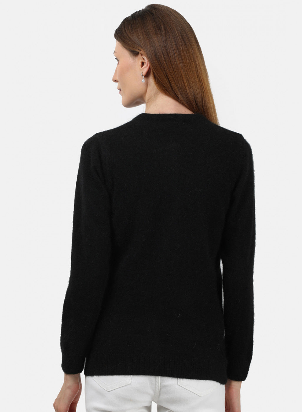 Women Black Solid Cardigan