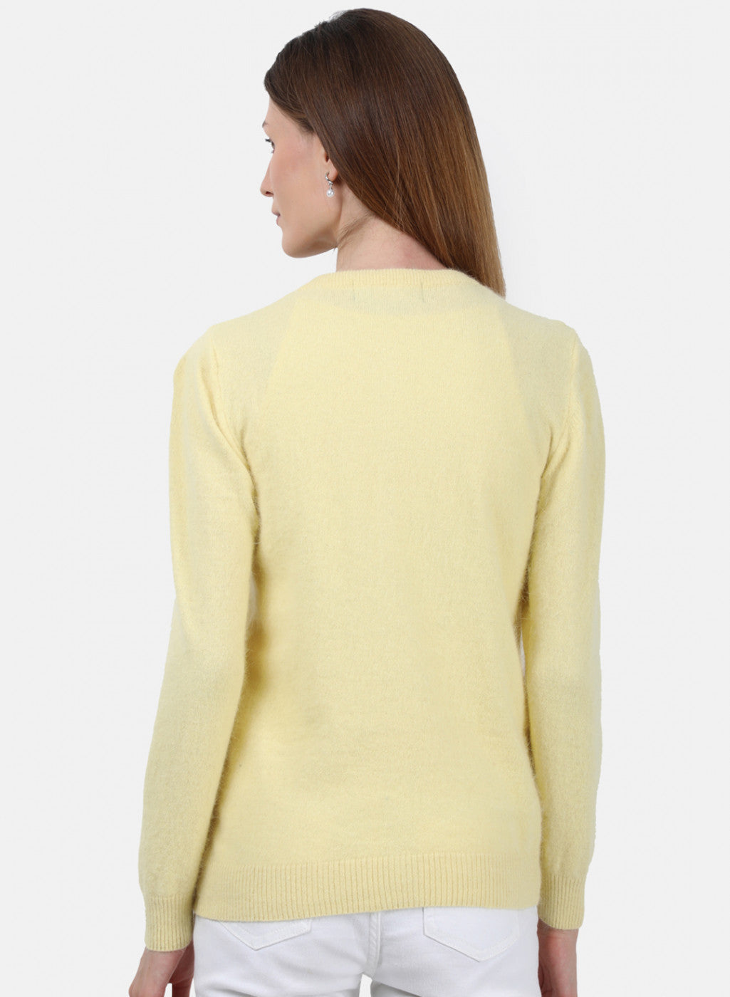 Women Yellow Solid Cardigan