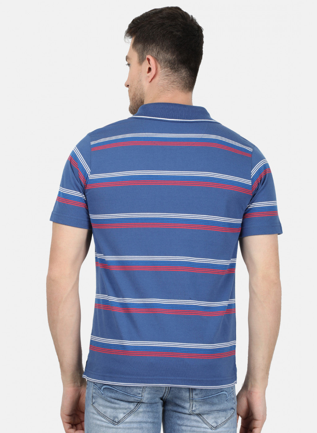 Mens Blue Stripe T-Shirt