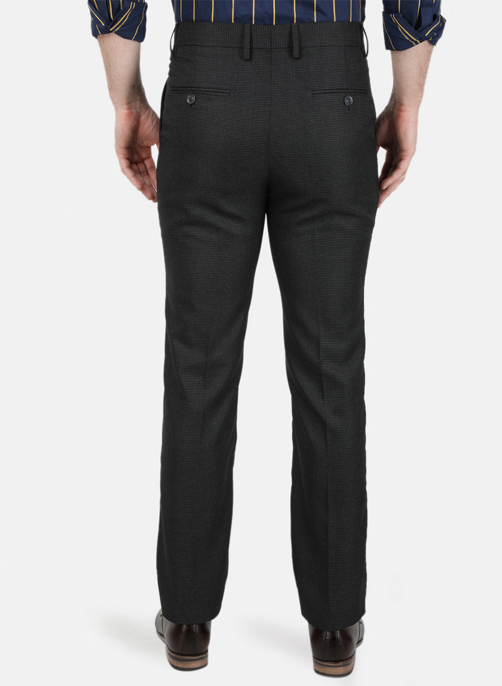 Mens Black Smart Trouser