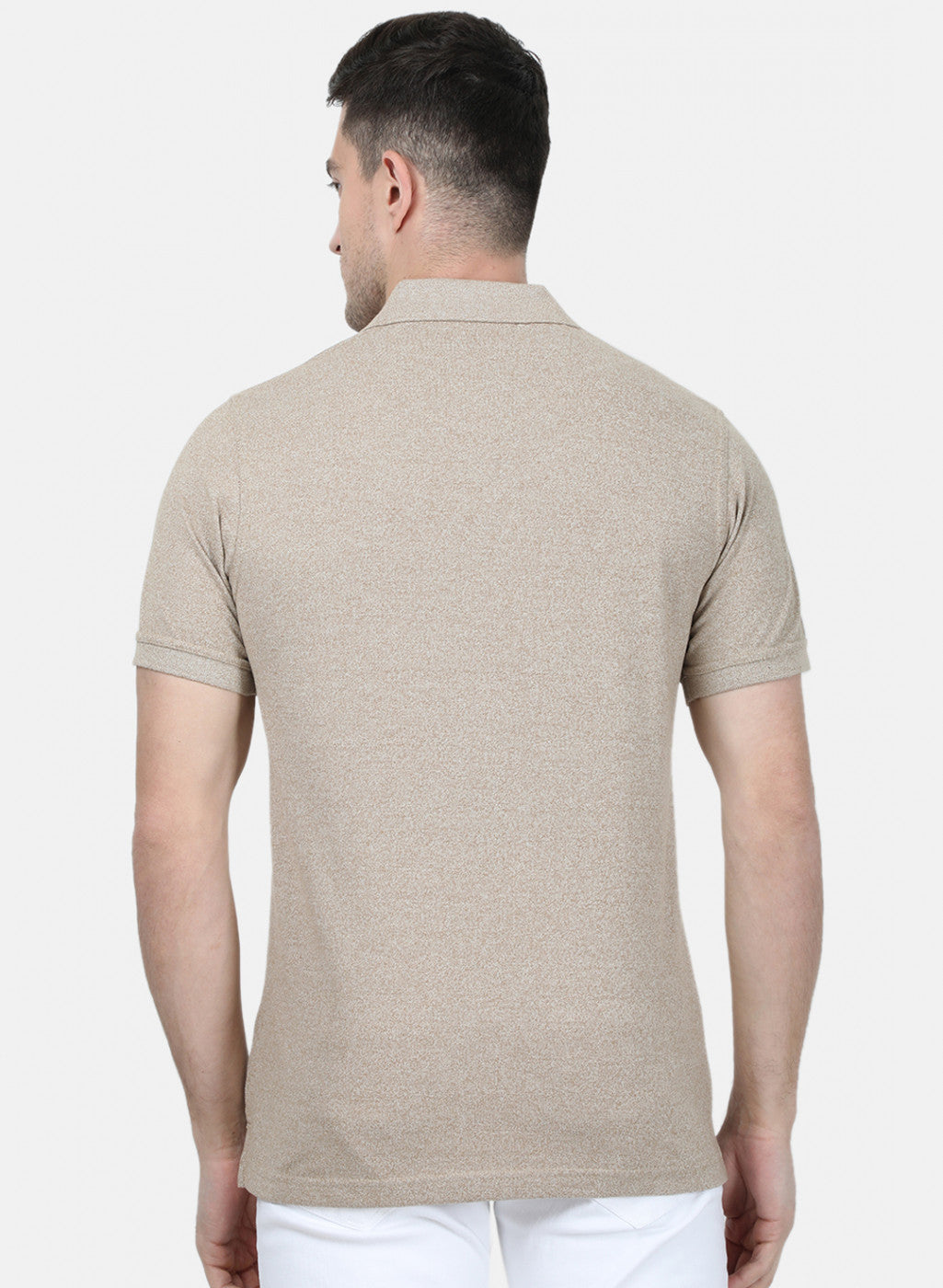 Mens Khaki Plain T-Shirt