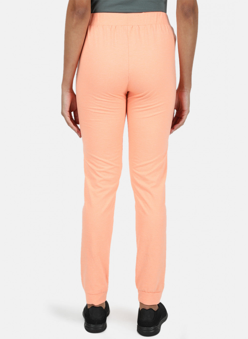 Womens Orange Plain Lower