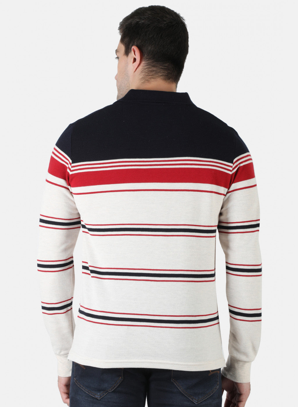 Men Red Stripe T-Shirt