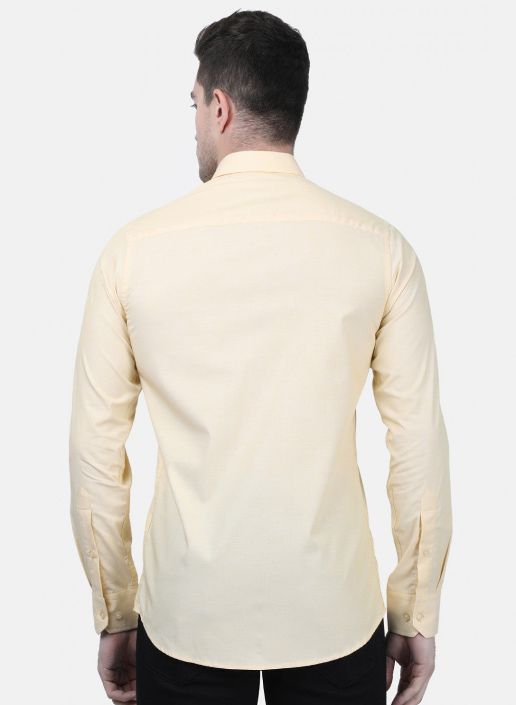 Mens Mustard Solid Shirts