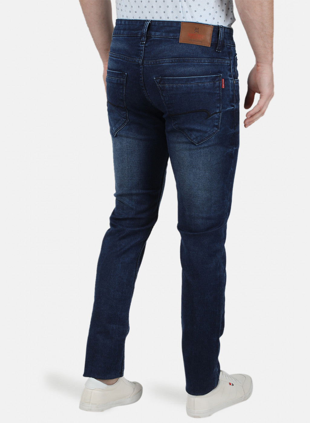 Mens Blue Narrow Denim