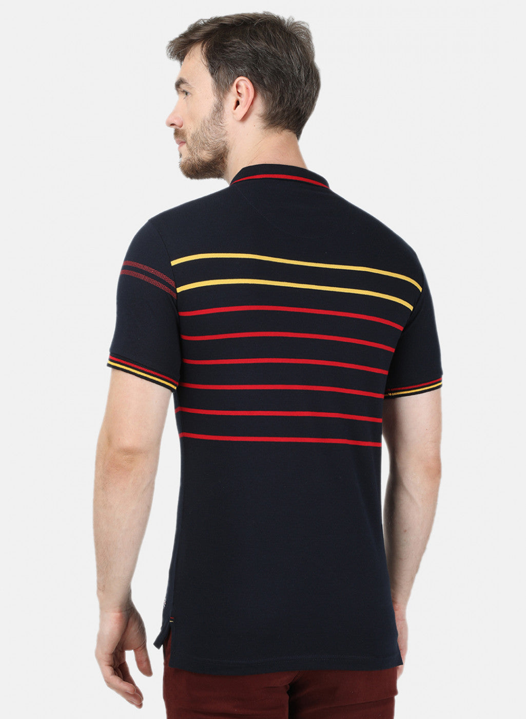 Mens NAvy Blue Stripe T-Shirt