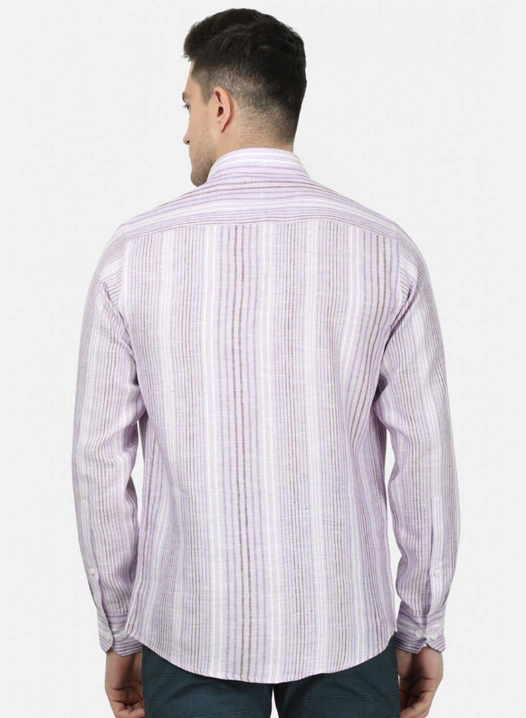 Mens Pink Stripe Shirt