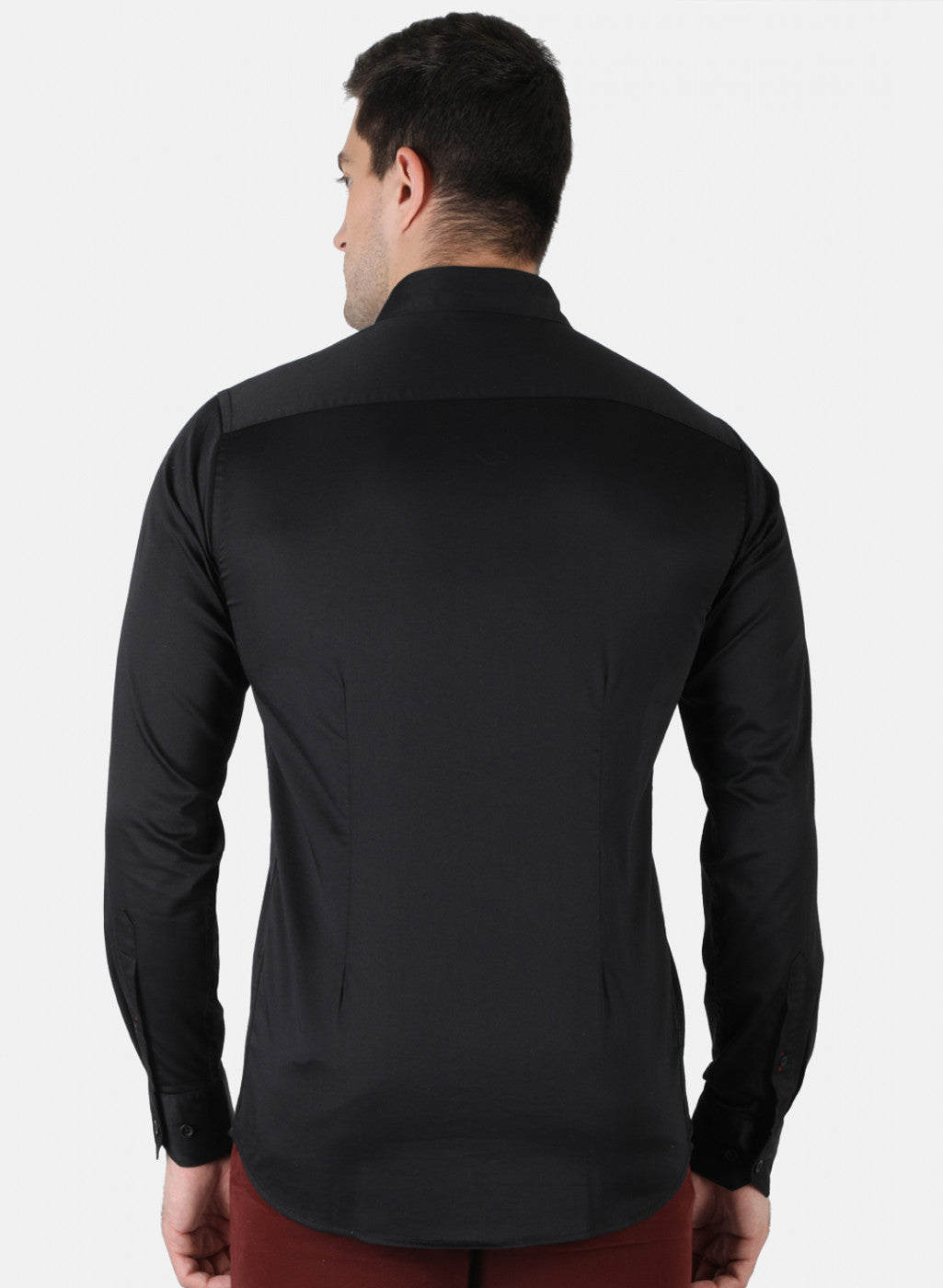 Men Black Solid Shirt