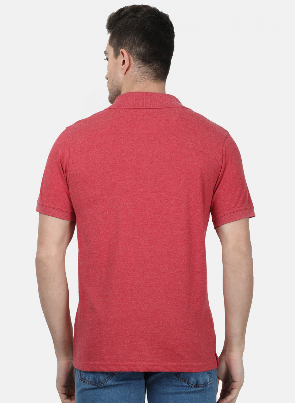 Mens Red Plain T-Shirts