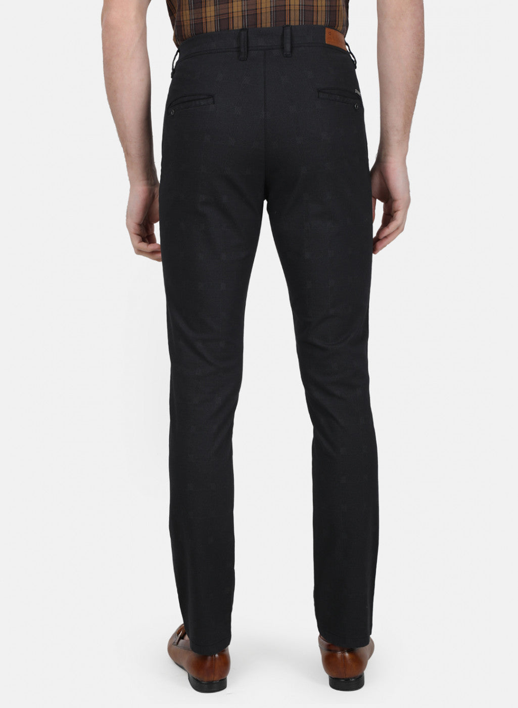 Mens Black Slim Trouser