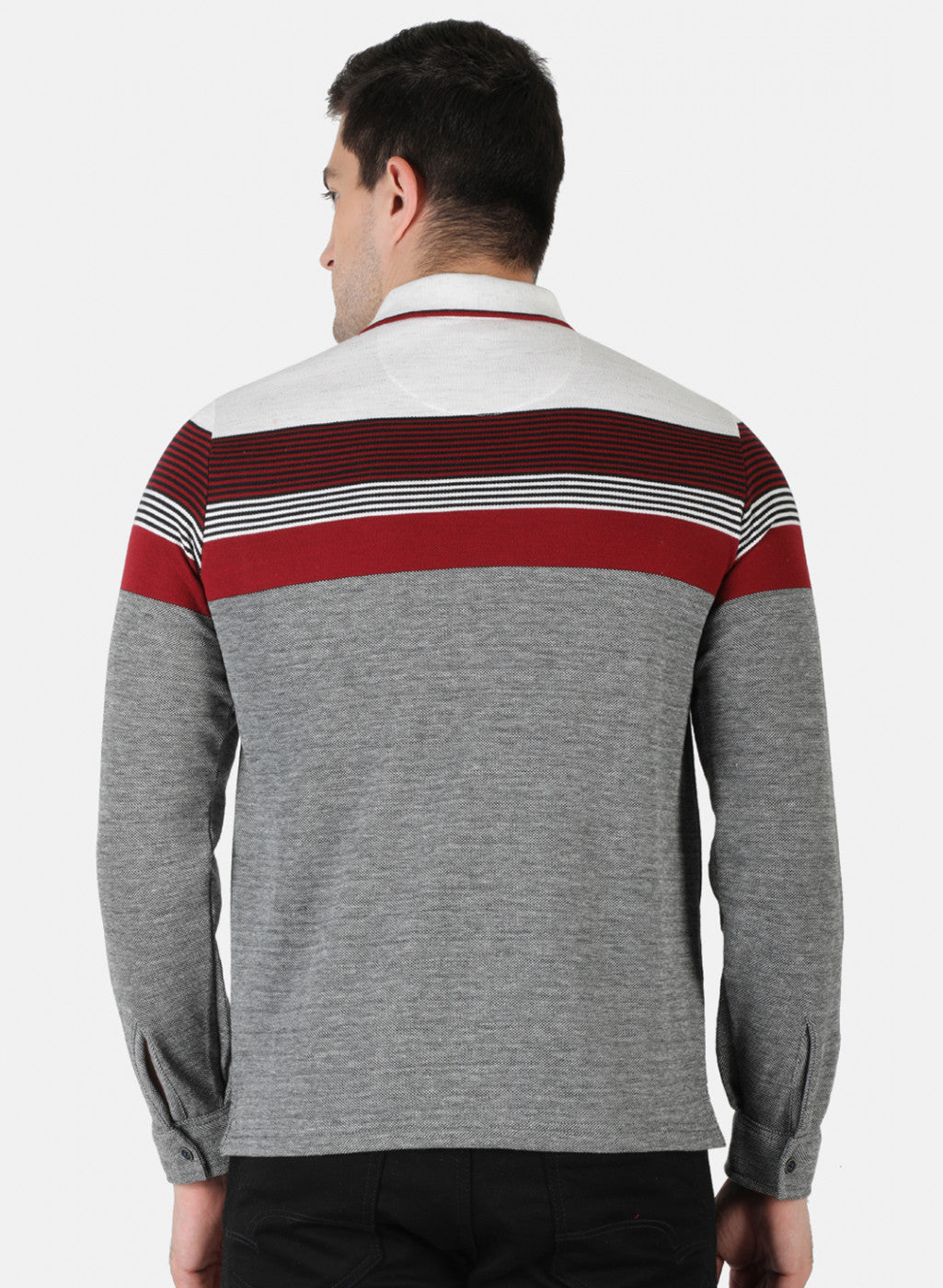 Men Red Stripe T-Shirt