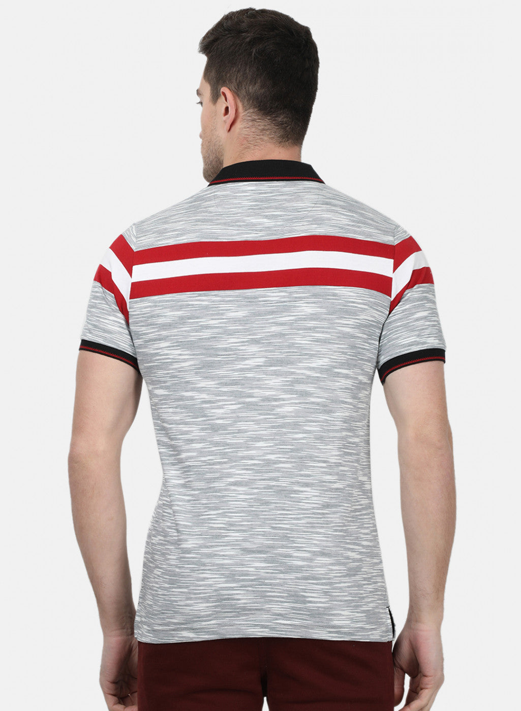 Mens Grey Stripe T-Shirts