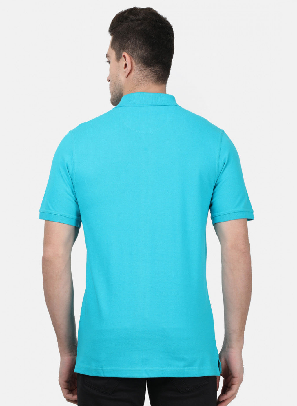 Mens Blue Plain T-Shirts