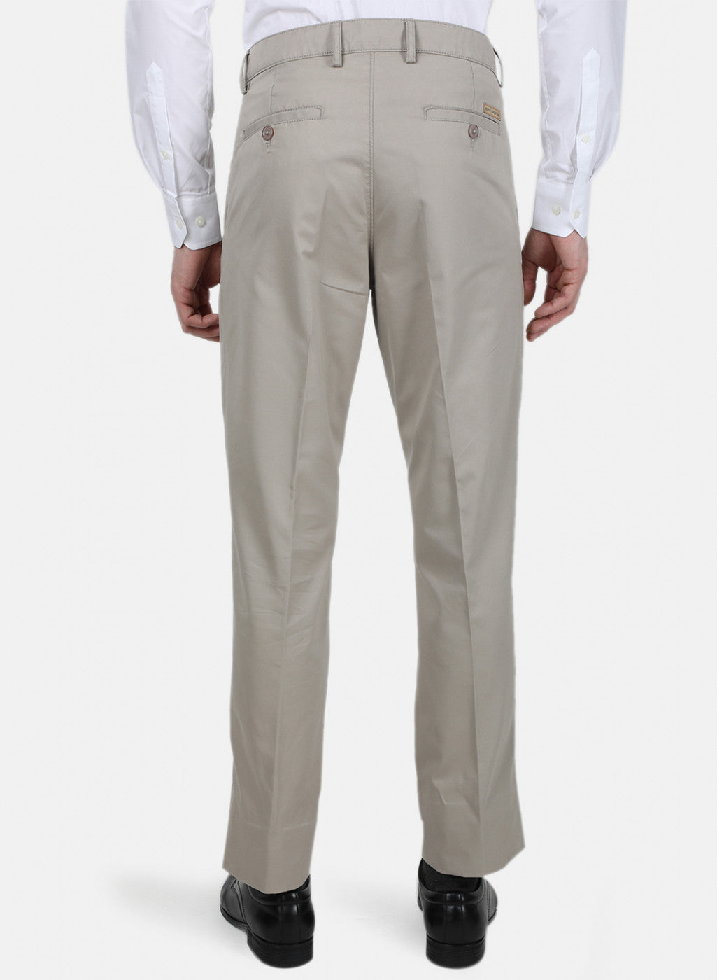 Mens Grey Regular Trouser