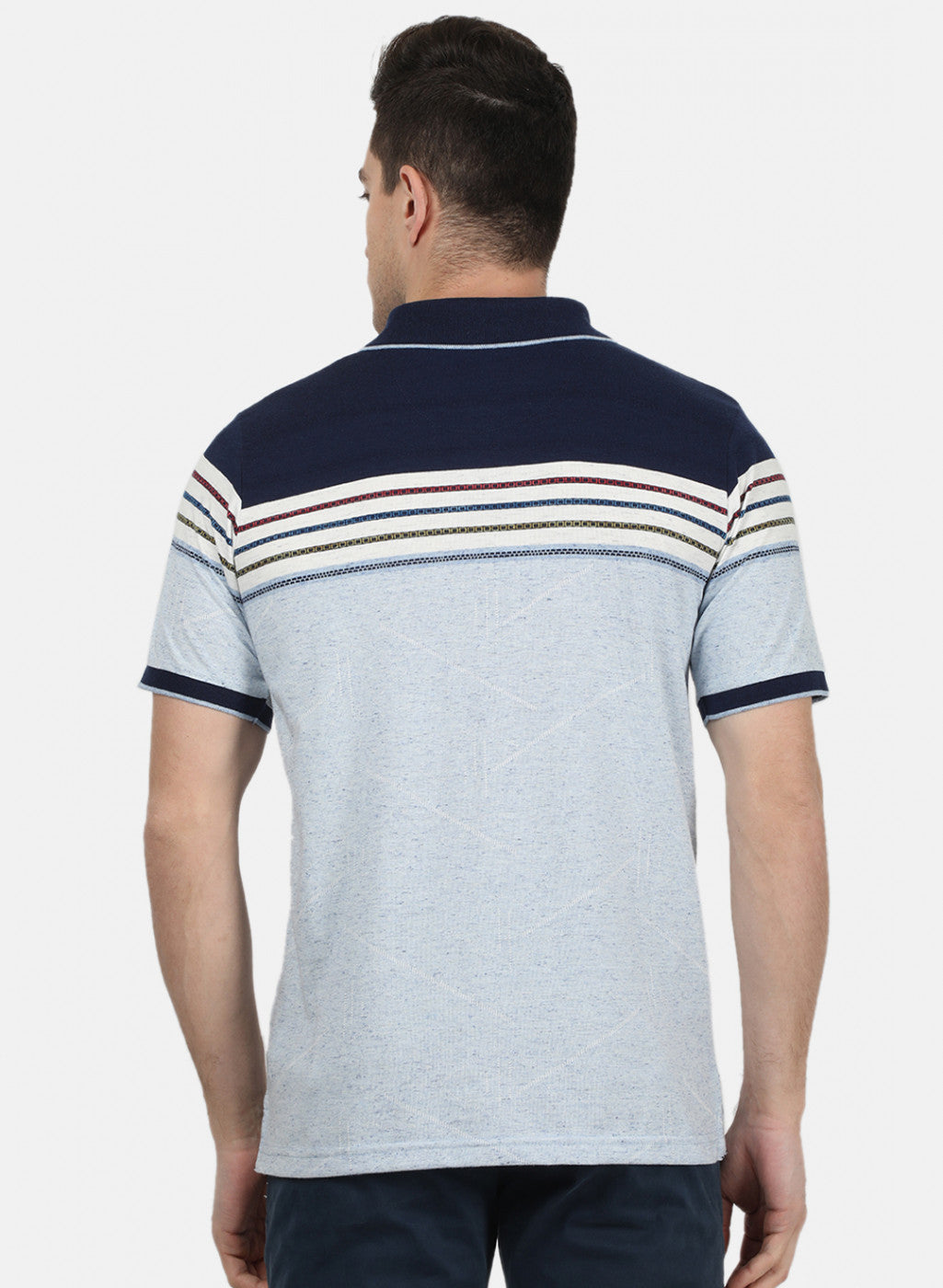 Mens Blue Stripe T-Shirt