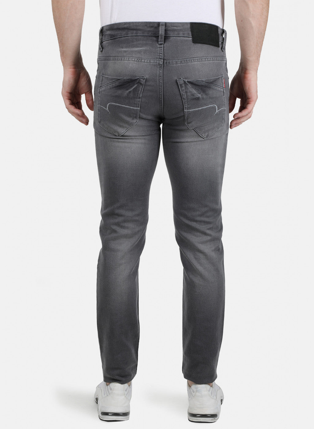 Mens Light Grey Skinny Fit Trouser