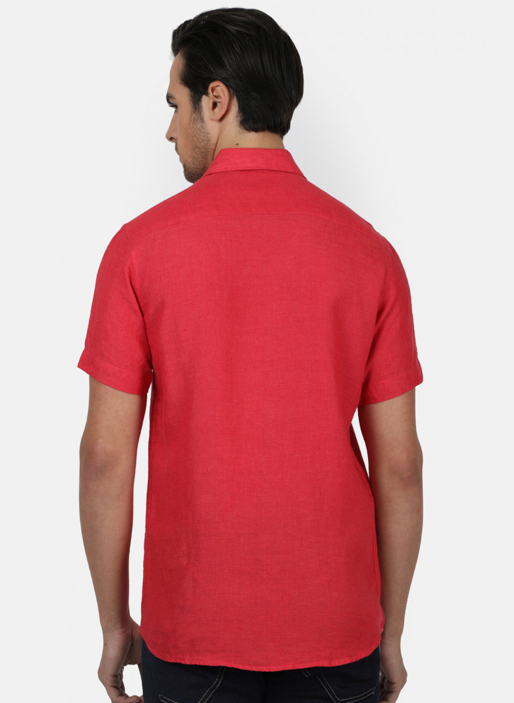 Men RedSolid Shirts