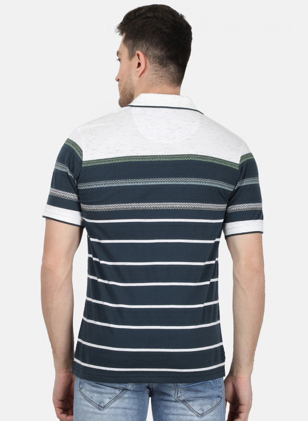 Mens Blue Stripe T-Shirt