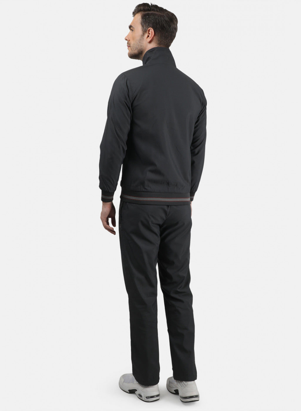 Men Grey Plain Tracksuit