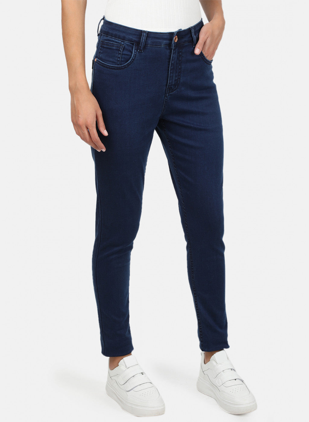 Womens Blue Slim Denim