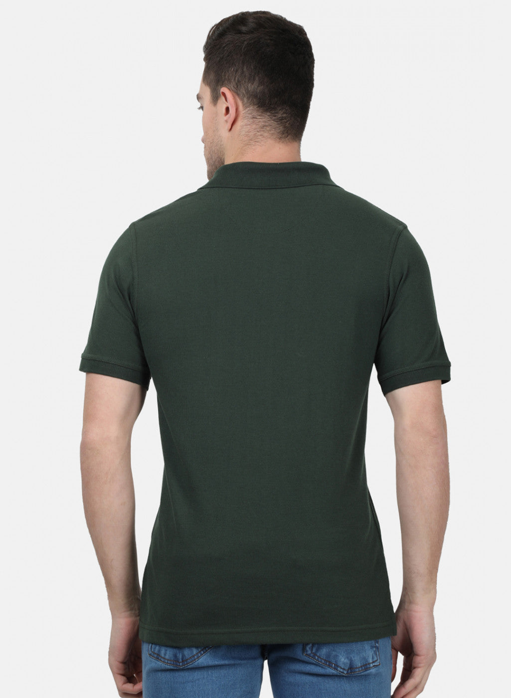 Mens Olive Plain T-Shirts