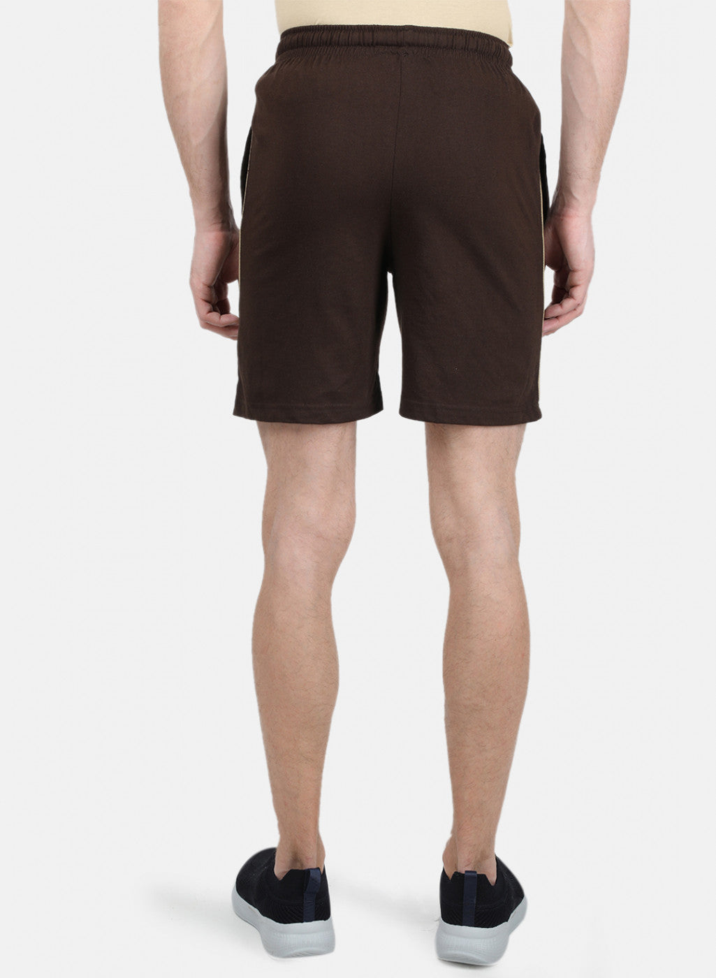 Mens Brown Plain Bermuda