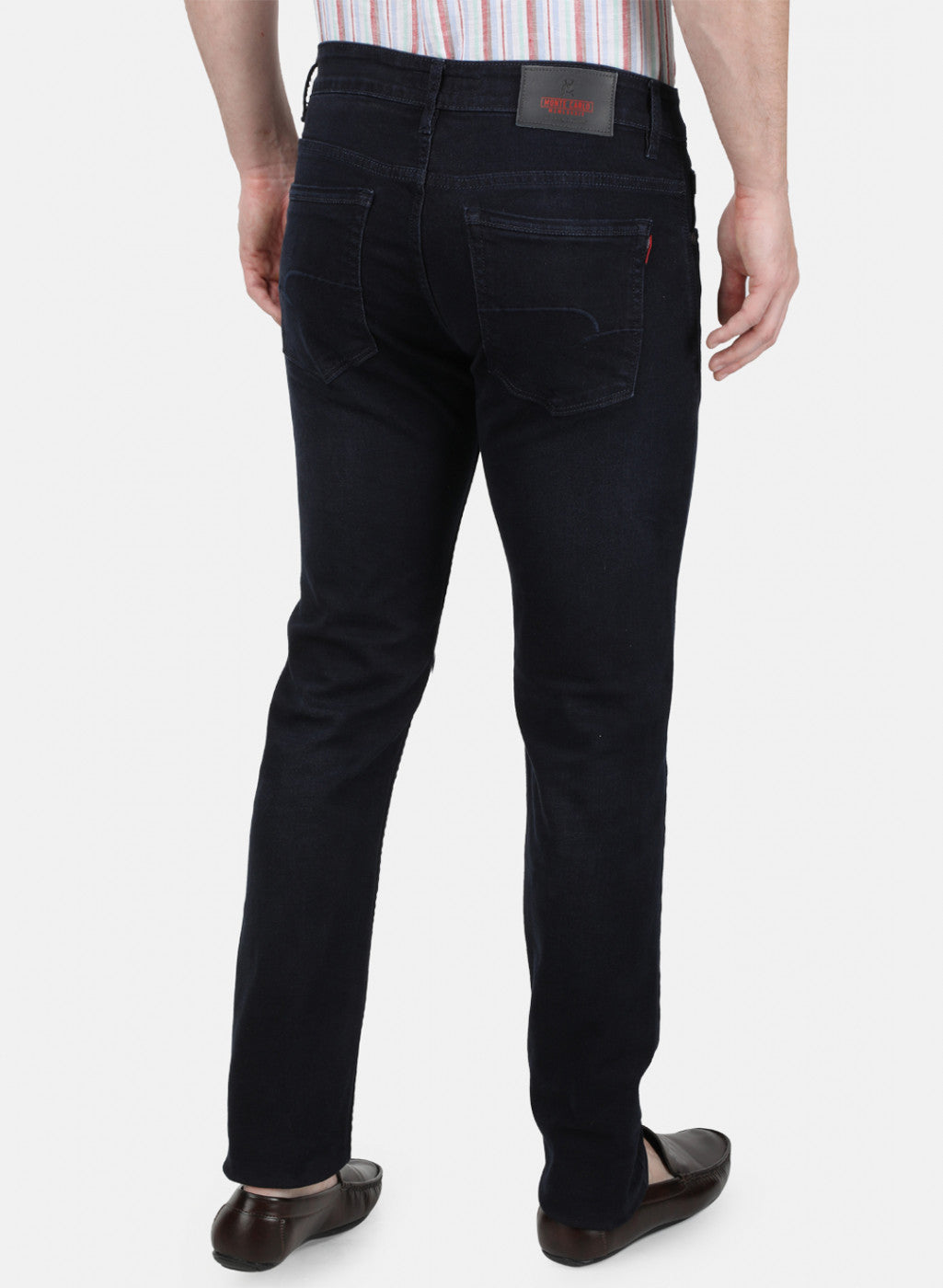 Mens Blue Narrow Denim