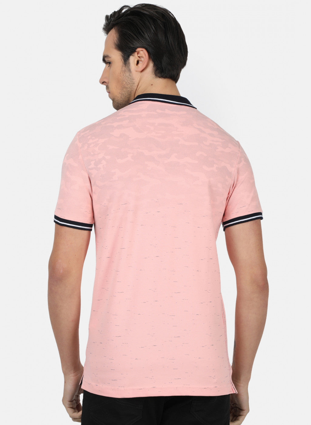 Men Pink Printed T-Shirts