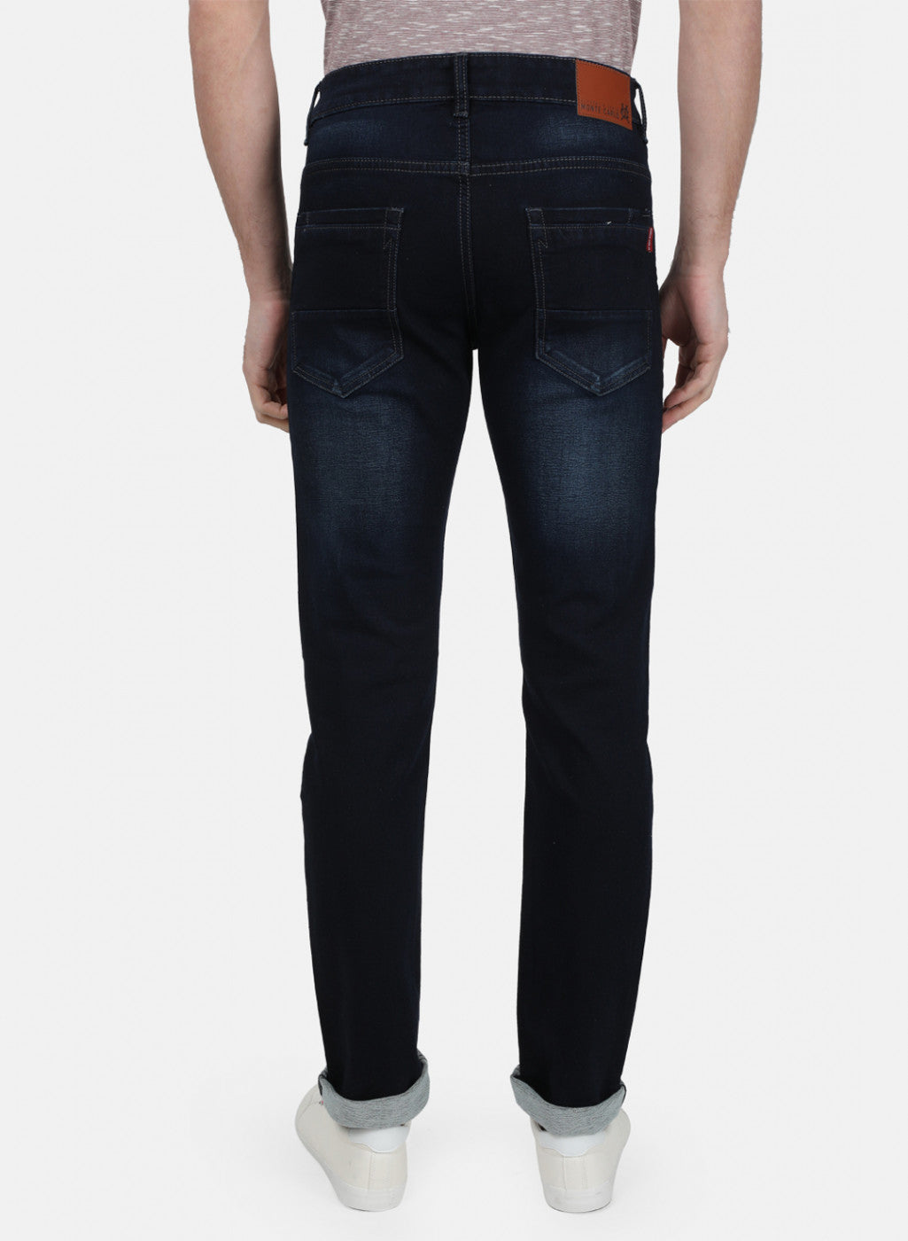 Mens NAvy Blue Skinny Denim