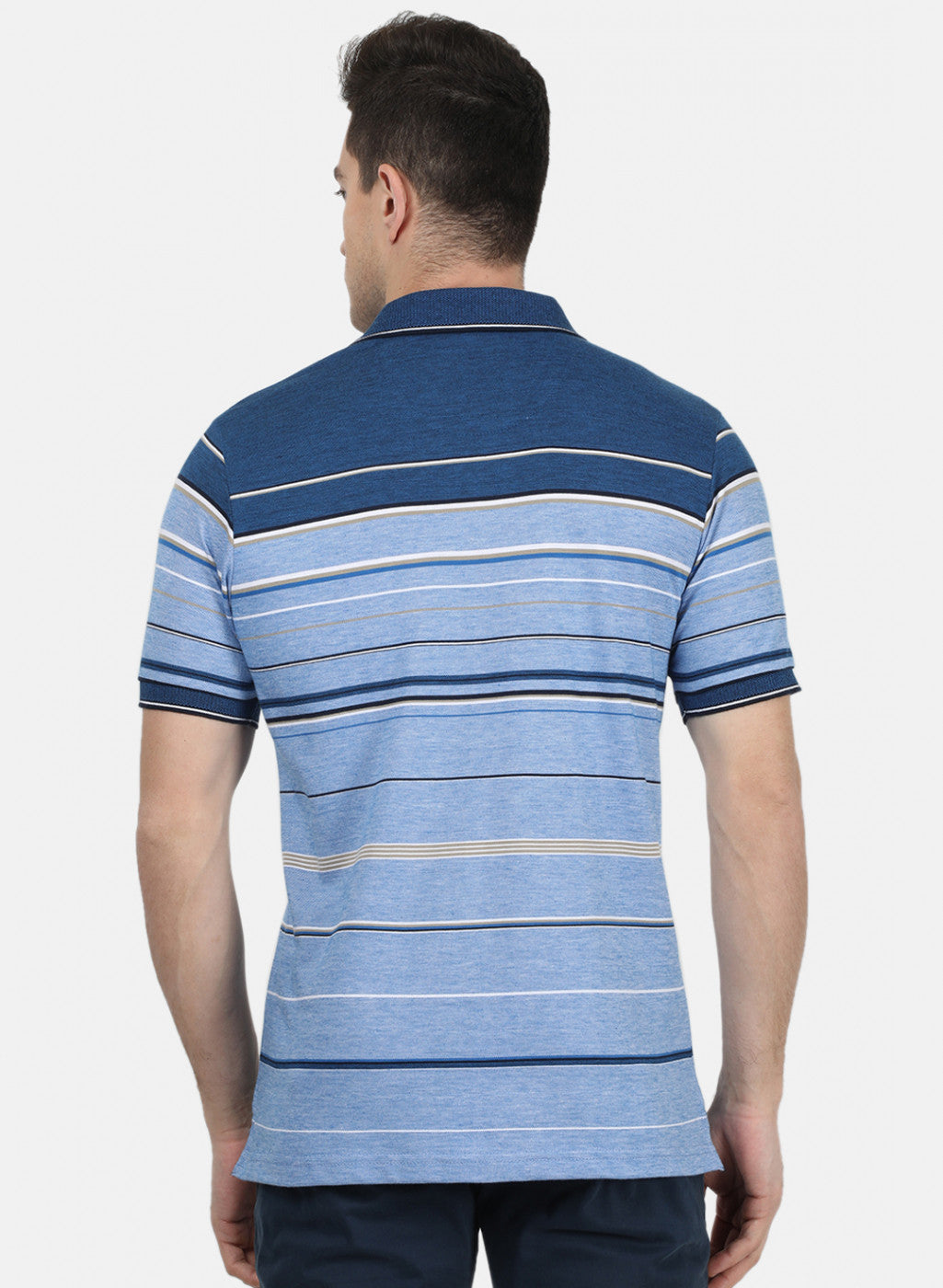 Mens Blue Stripe T-Shirt