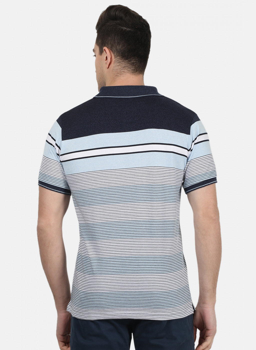 Mens Blue Stripe T-Shirt